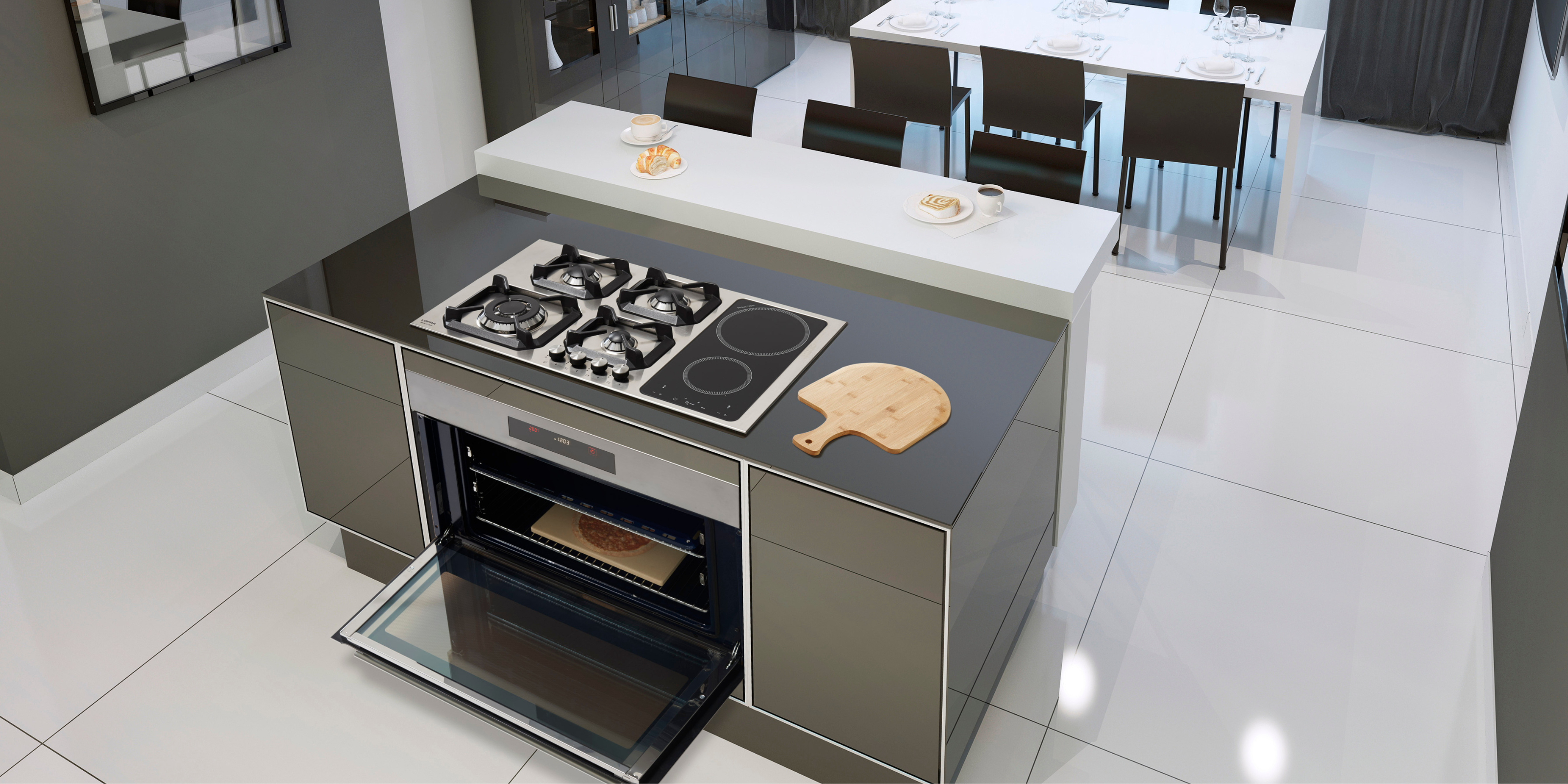 Lofra hobs collection – Italian-crafted gas and induction hobs from the Dolcevita and Professional lines