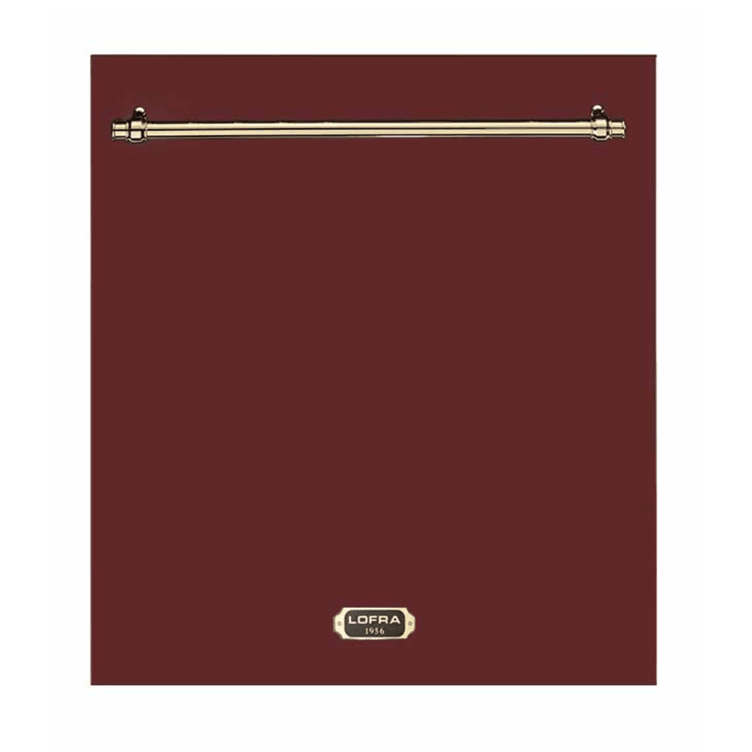 Dolcevita Dishwasher Door Kits - Red Burgundy - Lofra Cookers