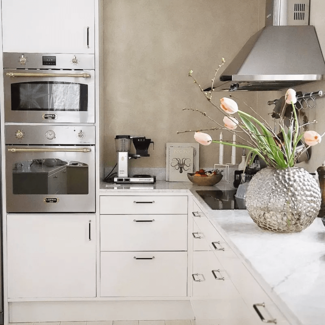 Dolcevita Electric Oven 60 cm - Stainless Steel - Brass Finish - Lofra Cookers