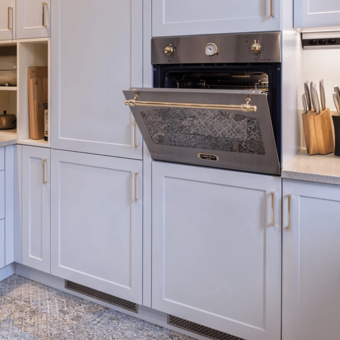 Dolcevita Electric Oven 60 cm - Stainless Steel - Brass Finish - Lofra Cookers