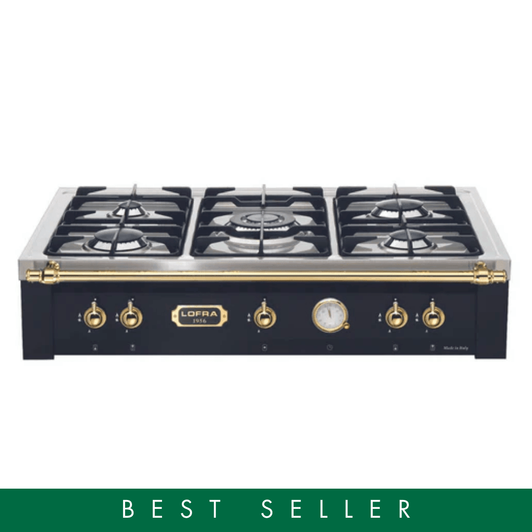 Dolcevita Range Top 90 cm - Black Matte - Lofra Cookers