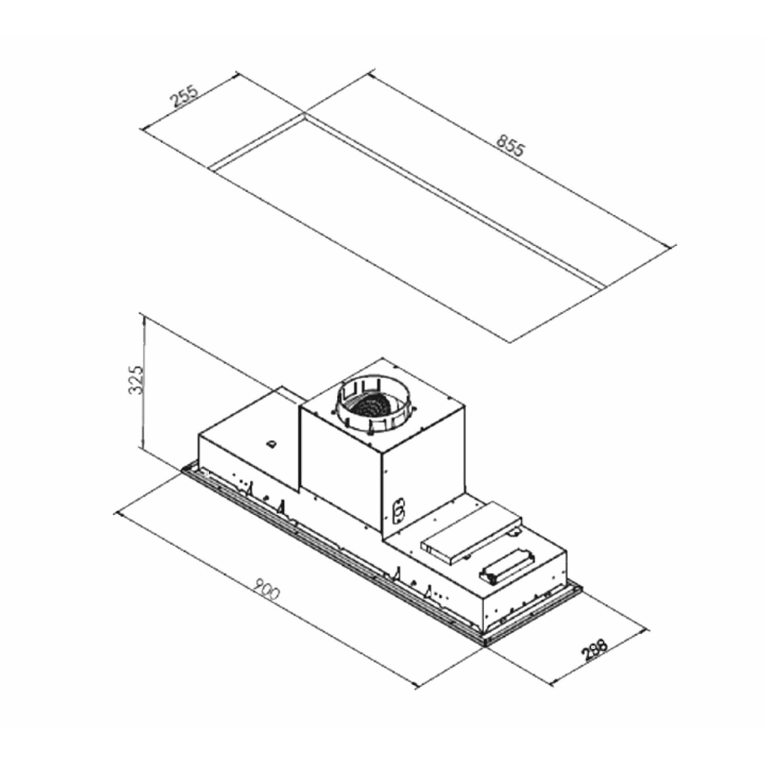 Modern Hood 90 cm - Gardenia - Lofra Cookers