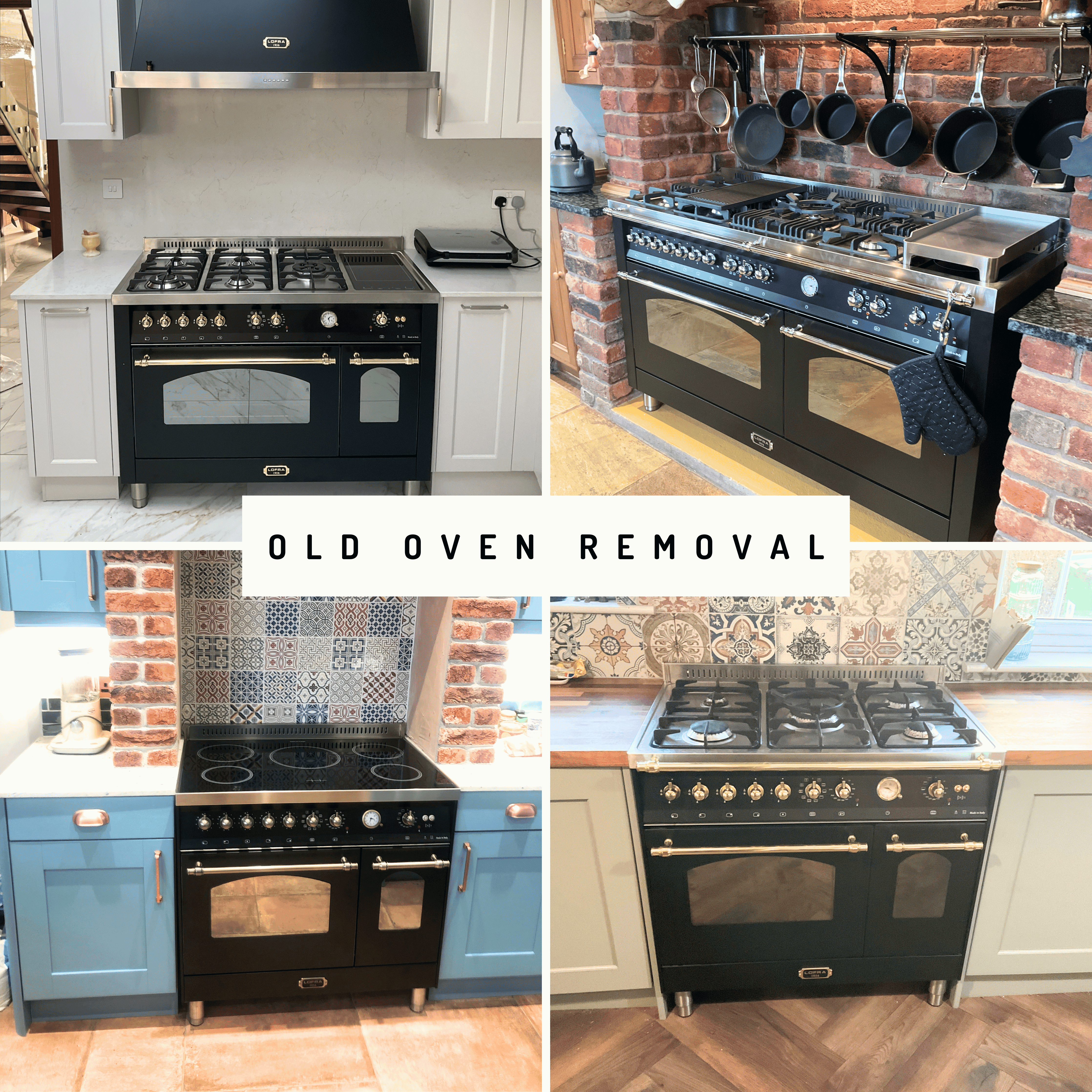 Old Oven Removal Service - Lofra Cookers