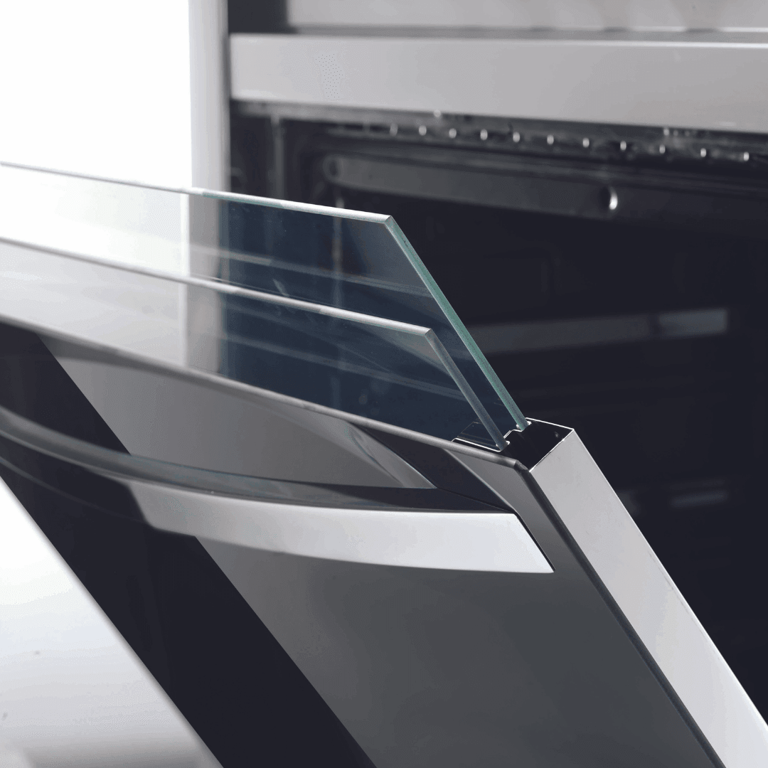 Professional 120 cm Triple Electric Oven Dual Fuel Range Cooker - Black Matte - Lofra Cookers