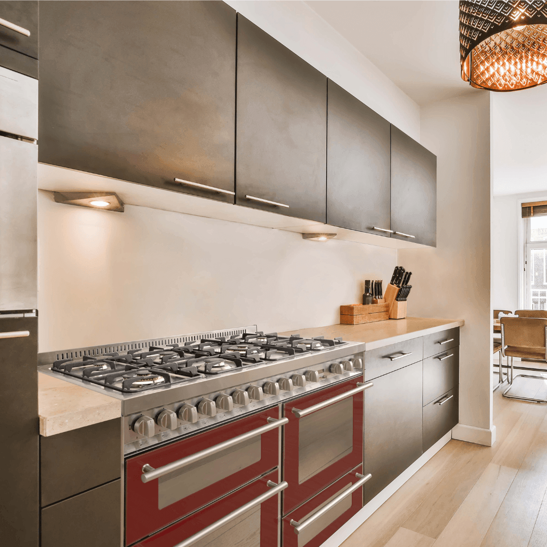 Professional 90 cm 5 - Burner Double Oven Dual Range Cooker - Stainless Steel - Lofra Cookers