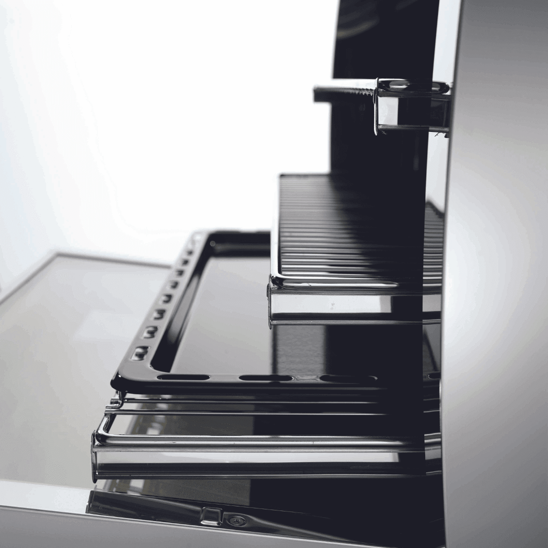 Professional 90 cm 5 - Burner Double Oven Dual Range Cooker - Stainless Steel - Lofra Cookers