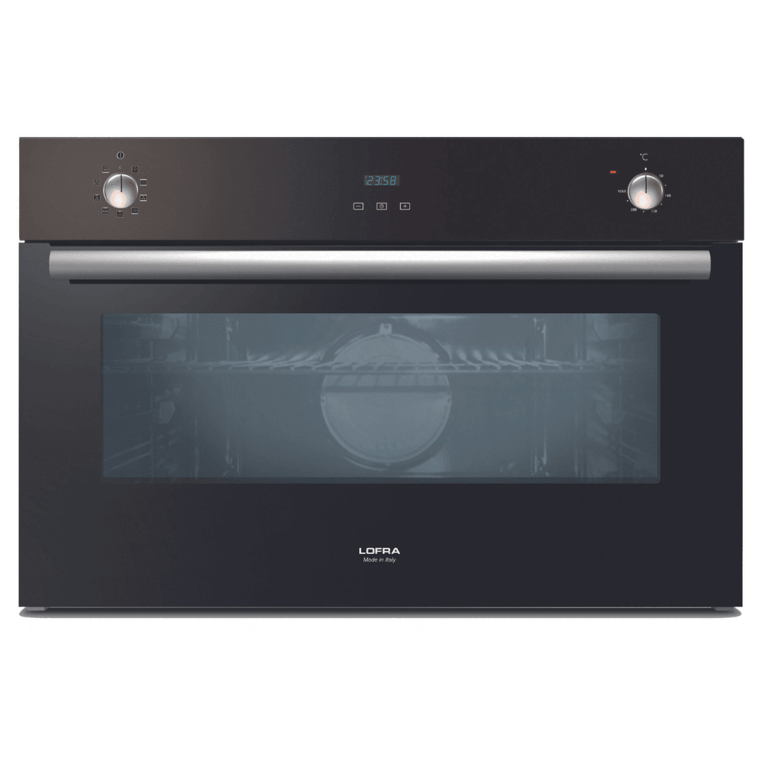 Professional Electric Oven 90 cm - Gaia - Black Glass - Lofra Cookers