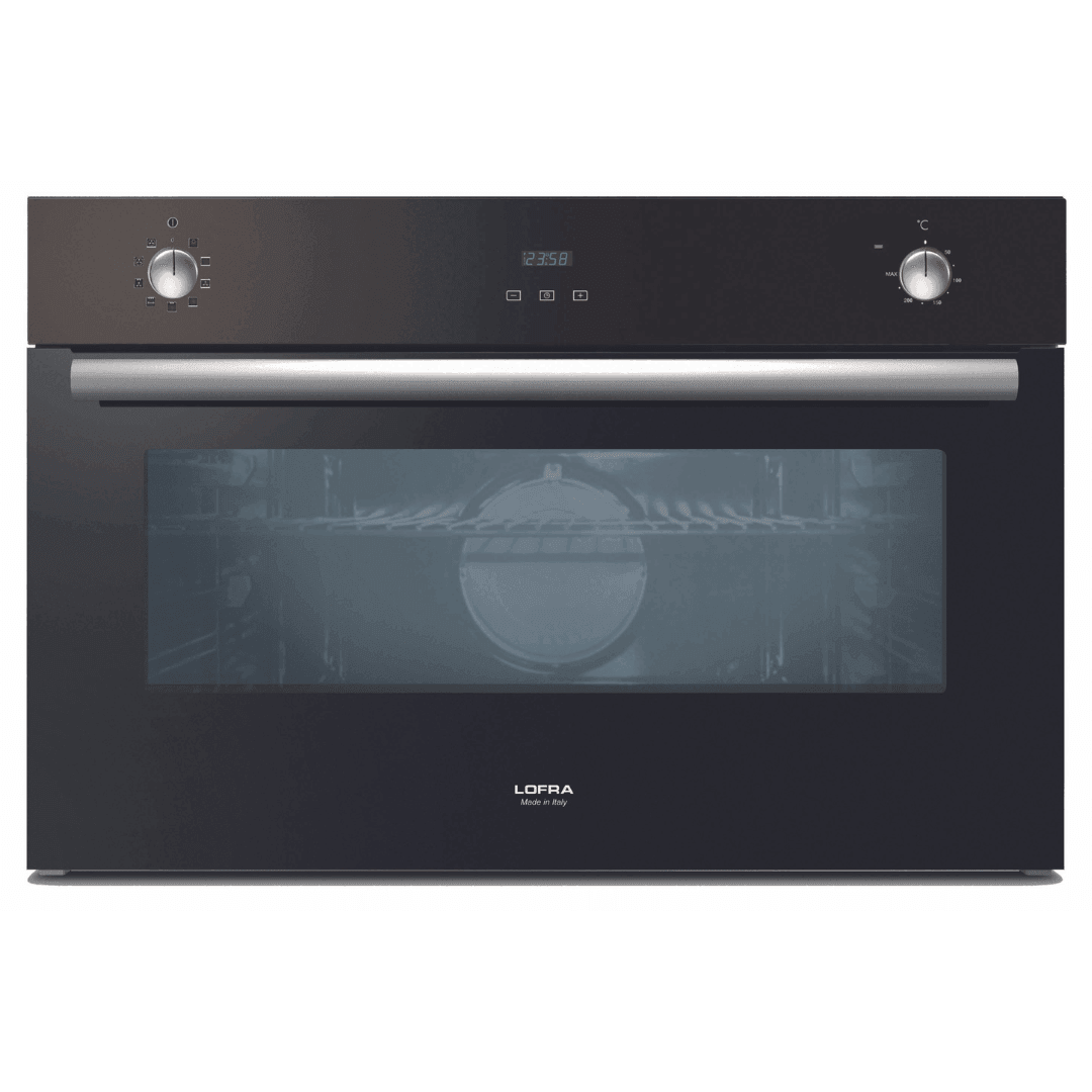 Professional Electric Oven 90 cm - Gaia - Black Glass - Lofra Cookers
