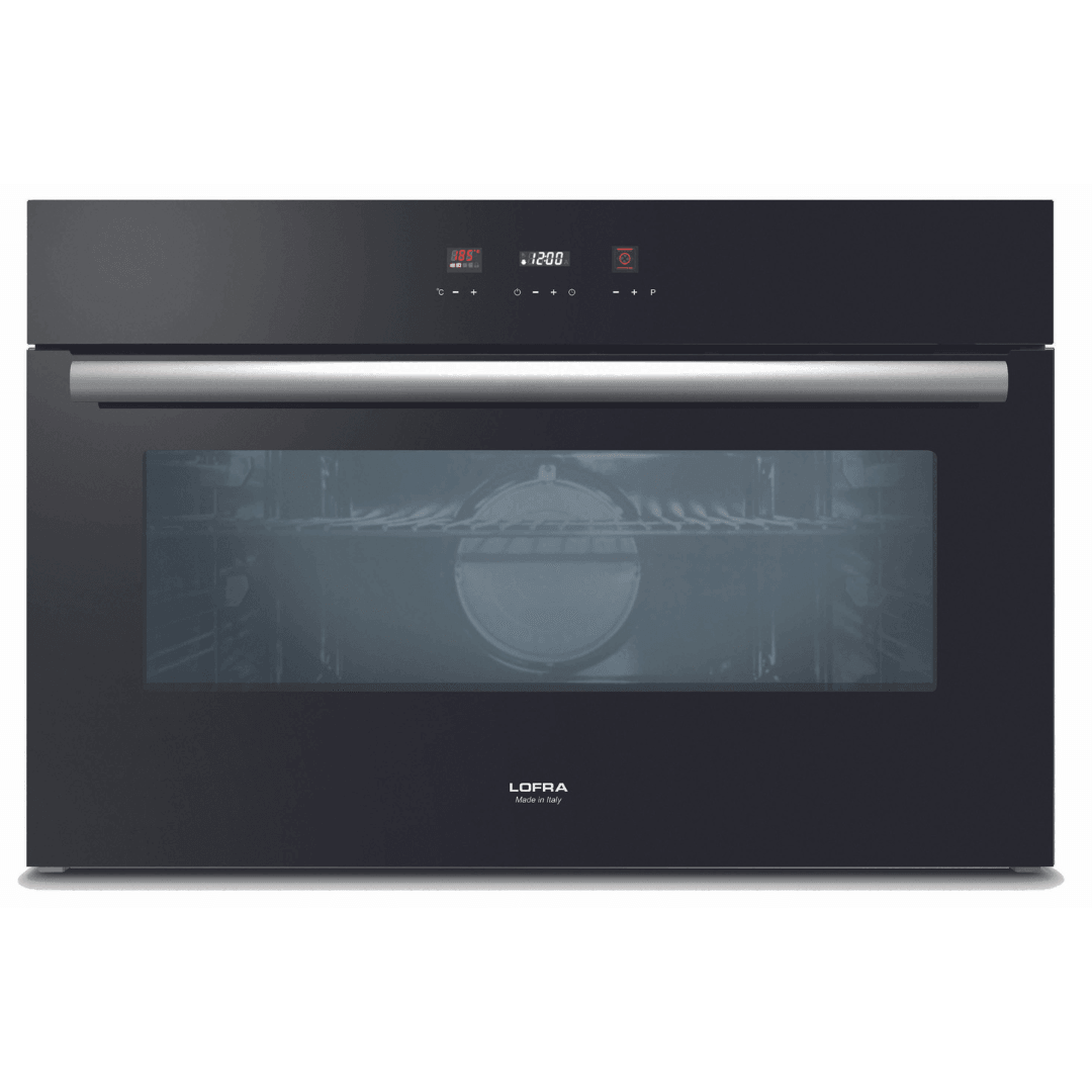 Professional Electric Oven 90 cm - Gemma - Black Glass - Lofra Cookers