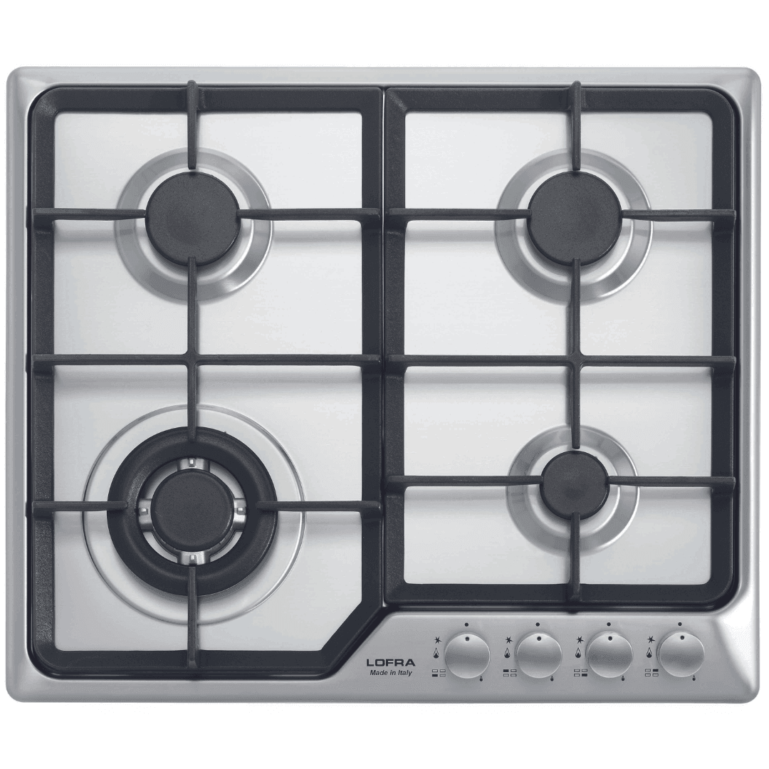 Professional Stainless Steel Hob 60 cm - Artes - Stainless Steel with Triple Ring Burner - Lofra Cookers