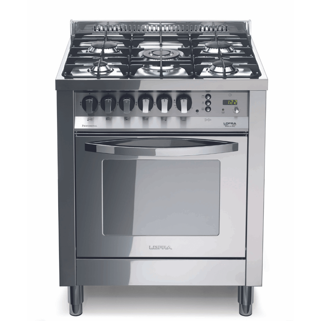 Rainbow 70 cm Gas Range Cooker - Stainless Steel - Lofra Cookers