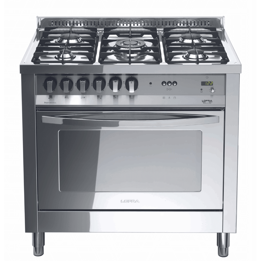 Rainbow 90 cm Gas Range Cooker - Stainless Steel - Lofra Cookers