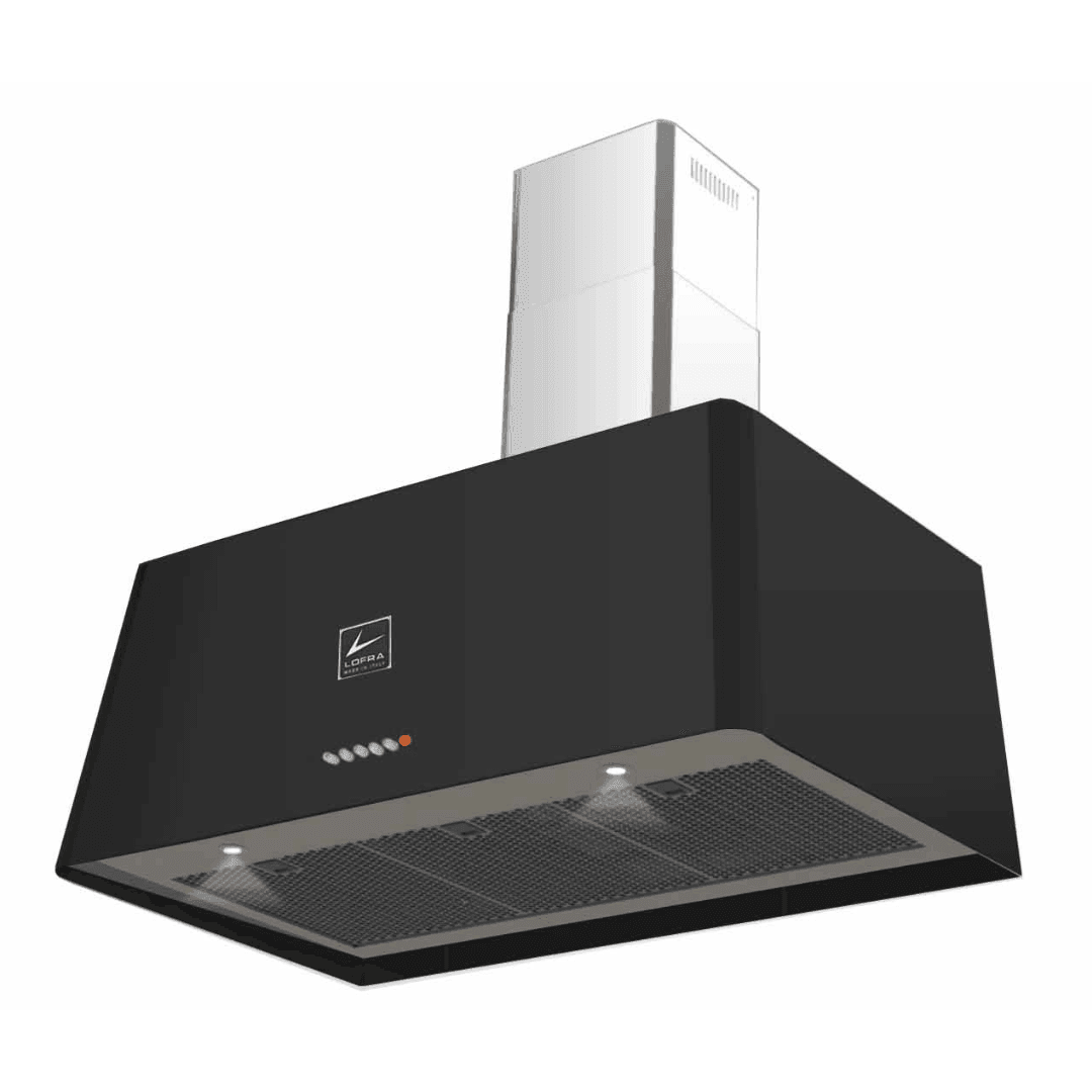 Rainbow Hood 90 cm - Black Matte - Lofra Cookers