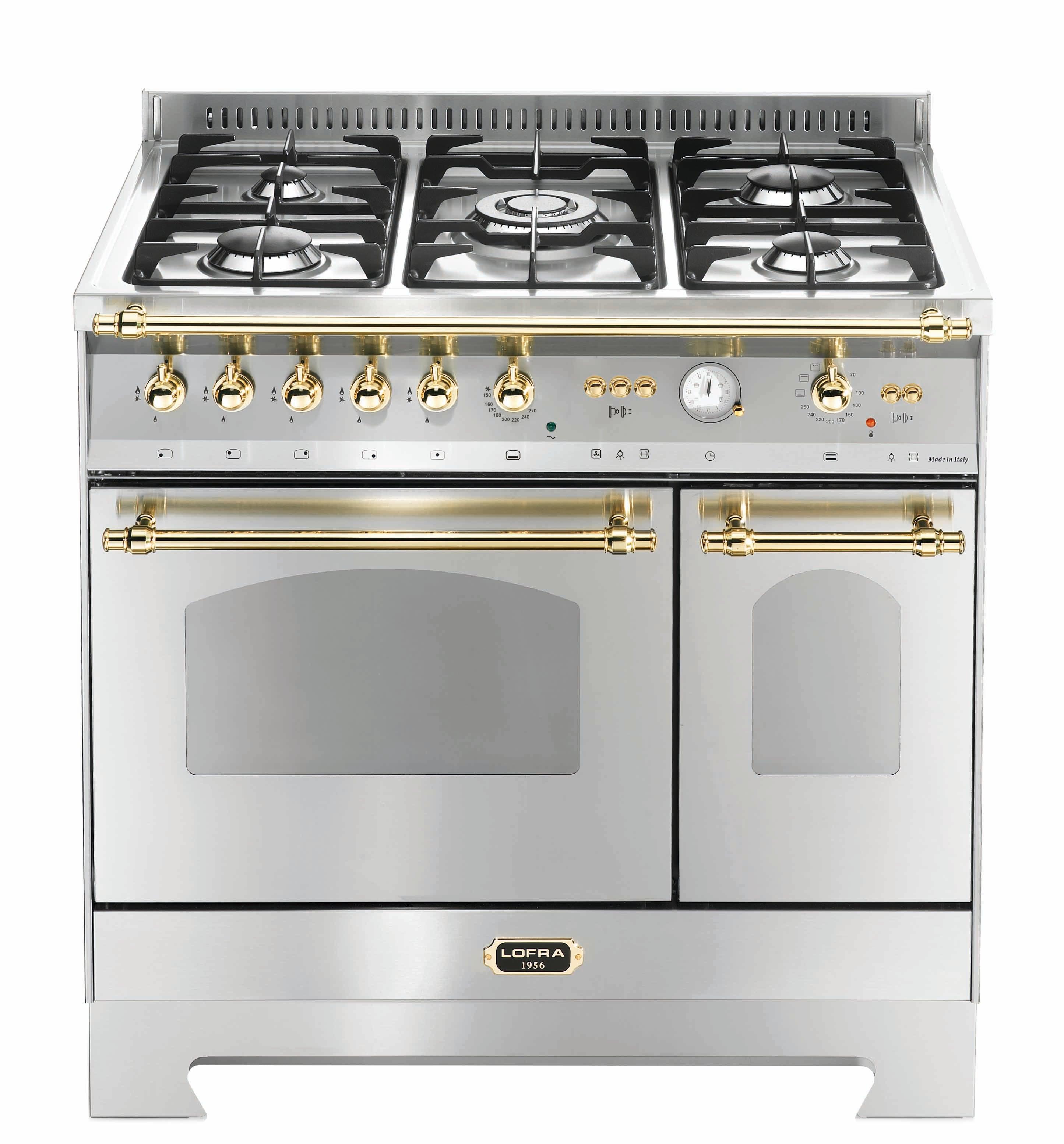 Dolcevita 90 cm Double Oven Gas Fuel Range Cooker