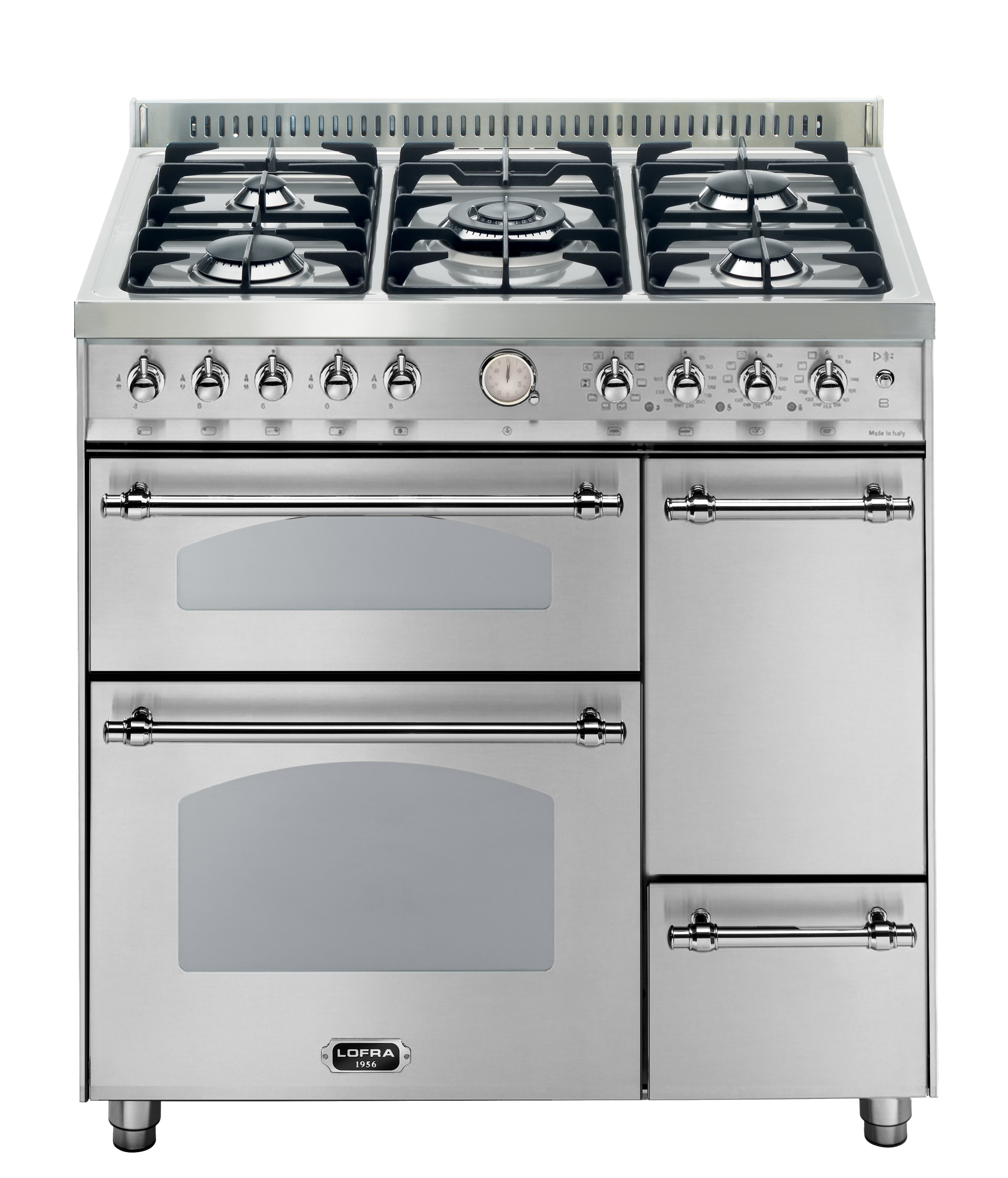 Dolcevita 90 cm Triple Electric Oven Dual Fuel Range Cooker