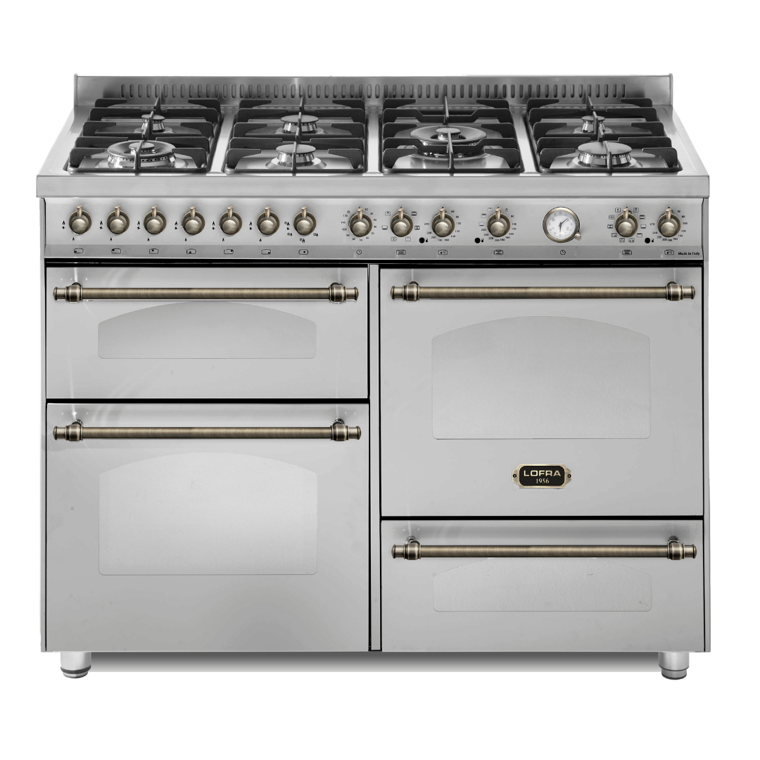 Dolcevita 120 cm Triple Electric Oven Dual Fuel Range Cooker