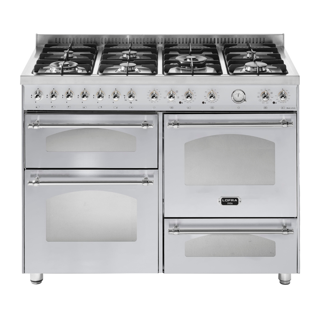 Dolcevita 120 cm Triple Electric Oven Dual Fuel Range Cooker