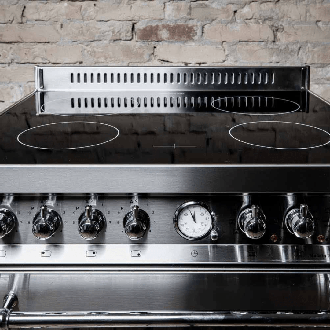 Dolcevita 120 cm Double Electric Oven Dual Fuel Range Cooker - Stainless Steel - Bronze Finish - Lofra Cookers