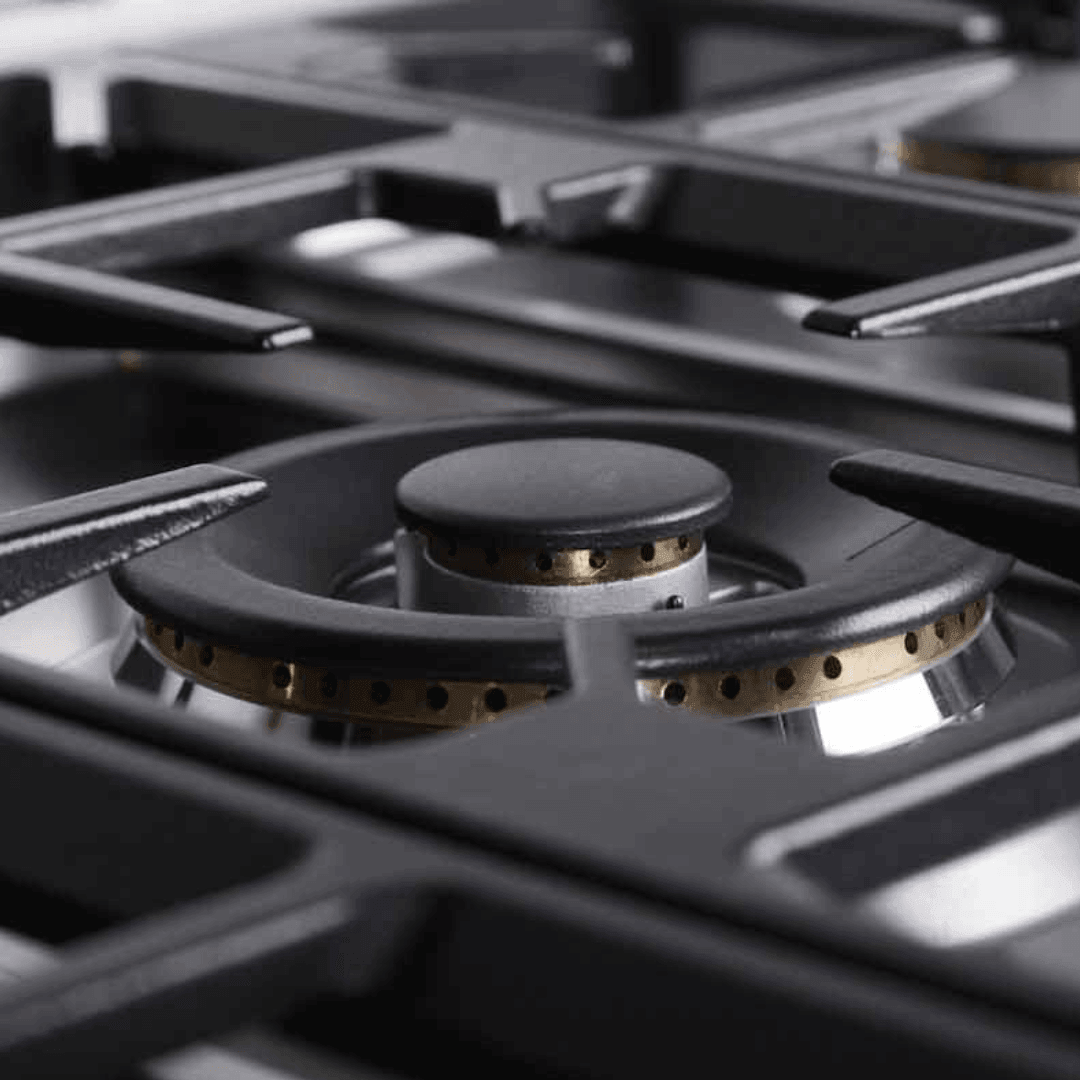 Dolcevita 120 cm Triple Electric Oven Dual Fuel Range Cooker - Black Matte - Brass Finish - Lofra Cookers