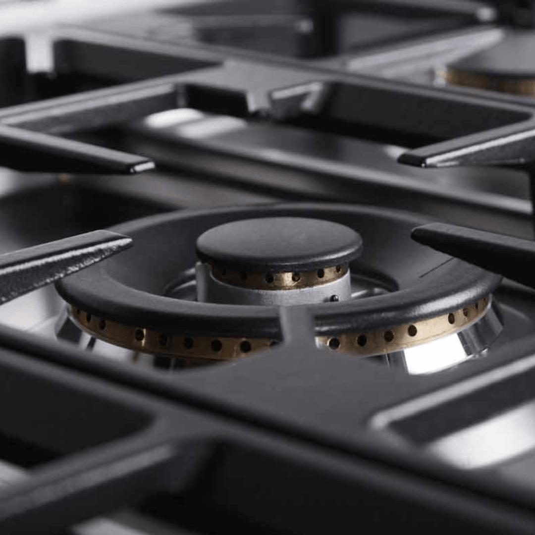 Dolcevita 90 cm Gas Fuel Range Cooker - Black Matte - Chrome Finish - Lofra Cookers