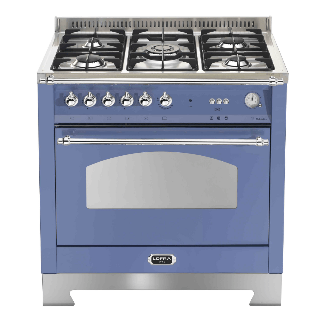 Dolcevita 90 cm Gas Fuel Range Cooker - Lavender - Bronze Finish - Lofra Cookers