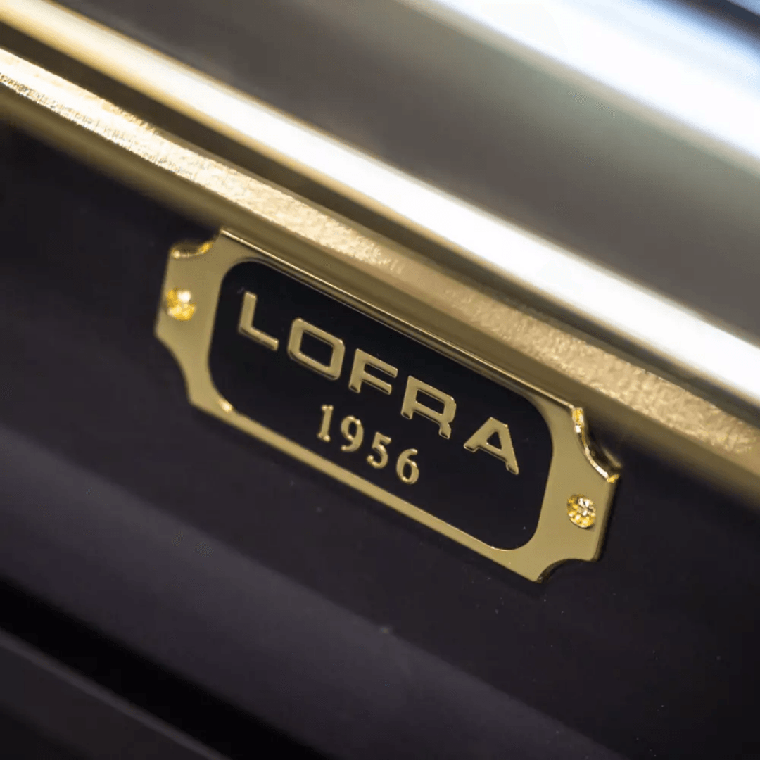 Dolcevita Coffee Machine - Black Matt - Brass Finish - Lofra Cookers