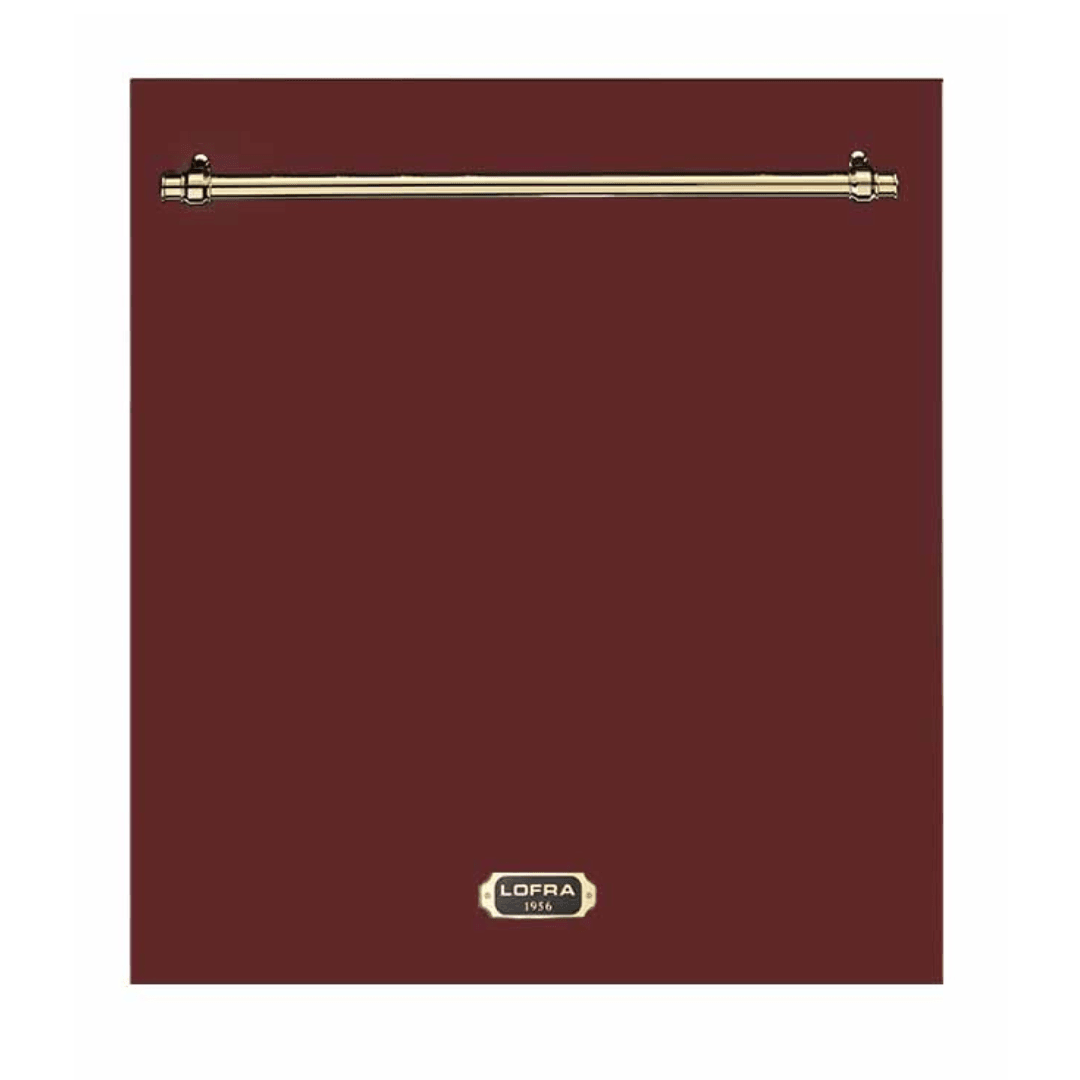 Dolcevita Dishwasher Door Kits - Red Burgundy - Lofra Cookers