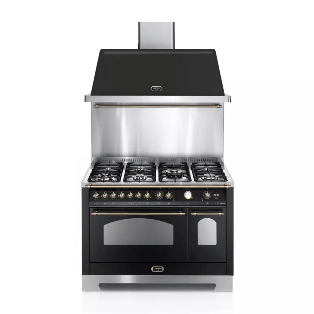 Dolcevita Hood 120 cm - Black Matt - Bronze Finish - Lofra Cookers