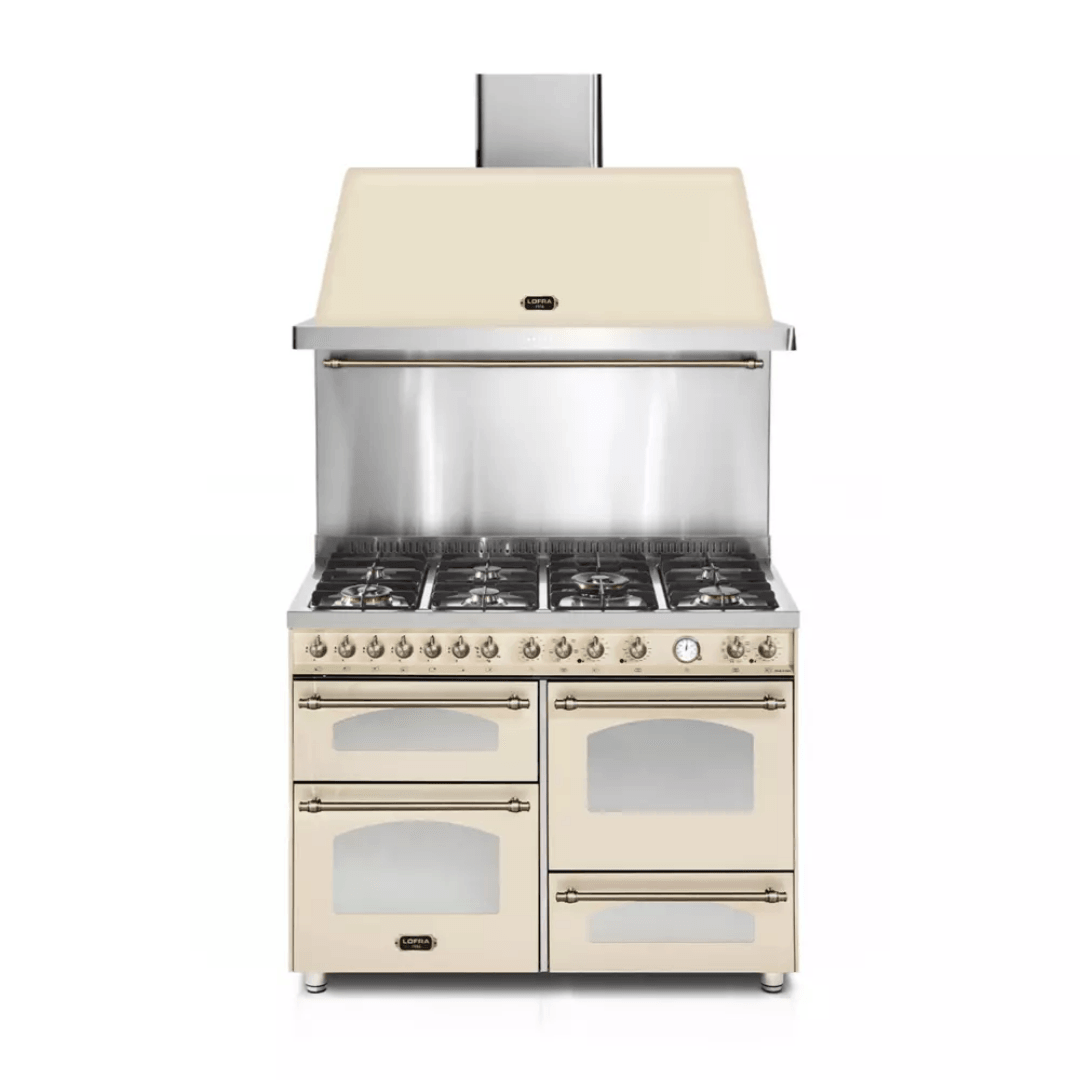 Dolcevita Hood 120 cm - Ivory White - Bronze Finish - Lofra Cookers