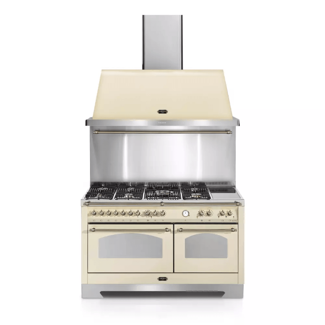 Dolcevita Hood 150 cm - Ivory White - Bronze Finish - Lofra Cookers