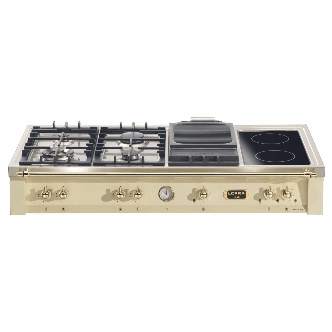 Dolcevita Range Top 120 cm (BBQ) - Ivory White - Lofra Cookers