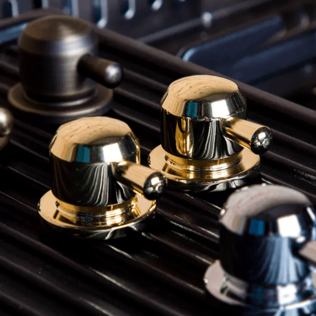 Dolcevita Range Top 120 cm (BBQ) - Stainless Steel - Brass Finish - Lofra Cookers