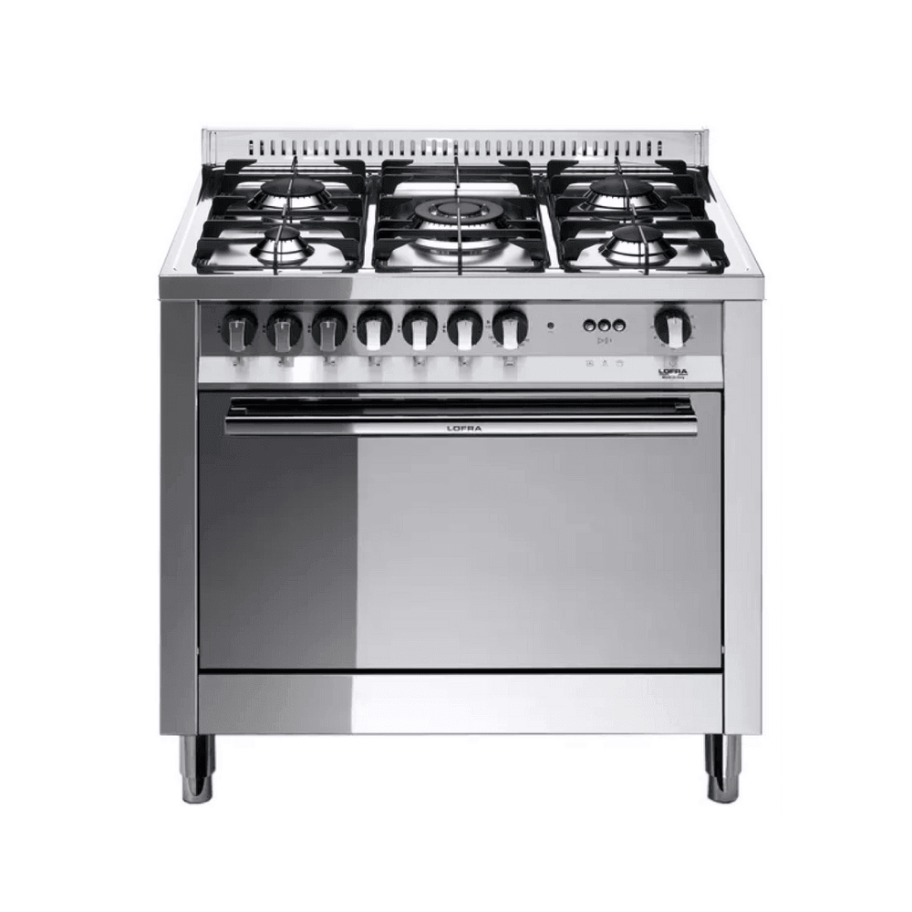 Maxima 90 cm 6 - Burner Gas Range Cooker - Stainless Steel