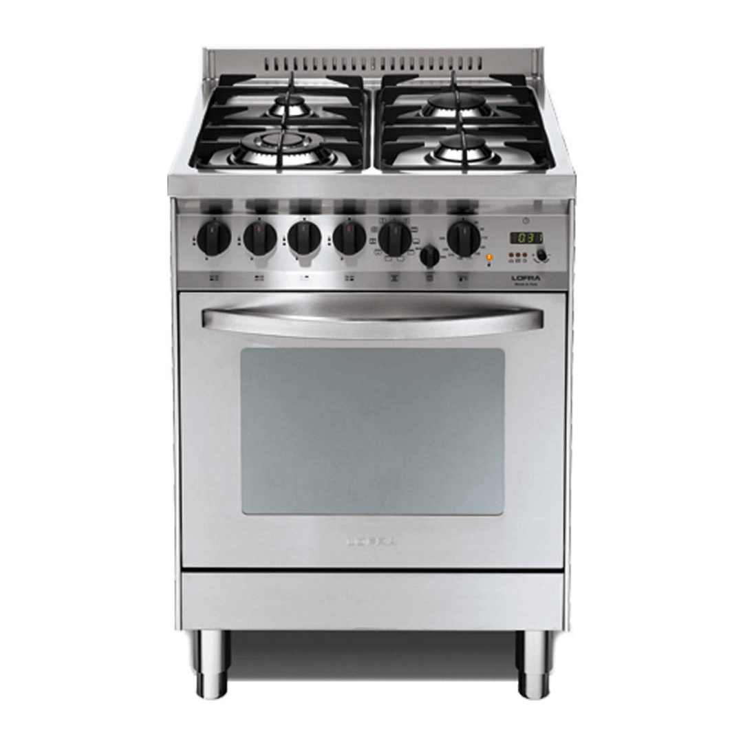 Professional 60 cm Dual Fuel Range Cooker - Stainless Steel - Lofra Cookers