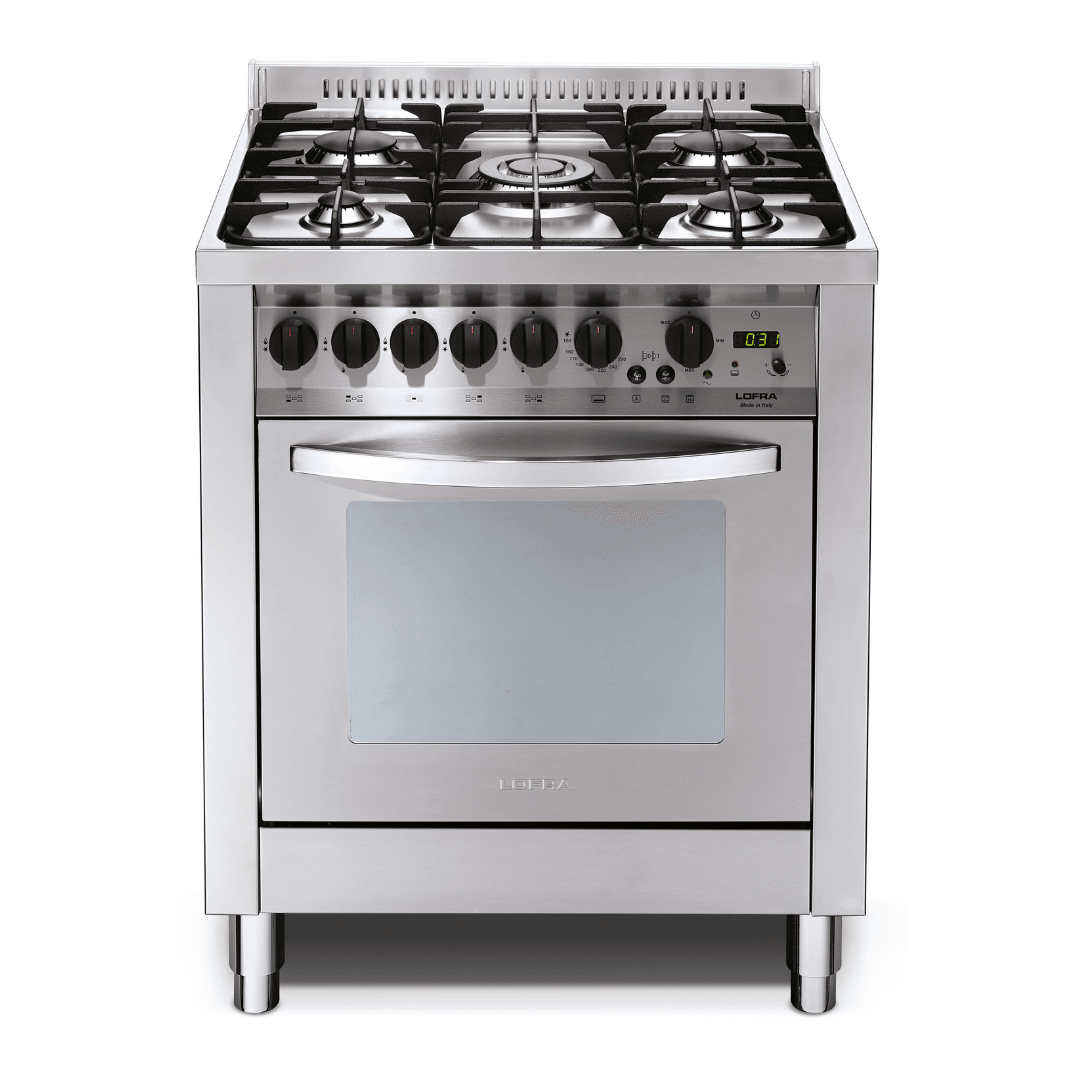 Professional 70 cm Dual Fuel Range Cooker - Stainless Steel - Lofra Cookers