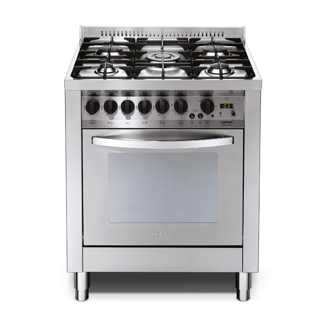 Professional 70 cm Gas Range Cooker - Stainless Steel - Lofra Cookers