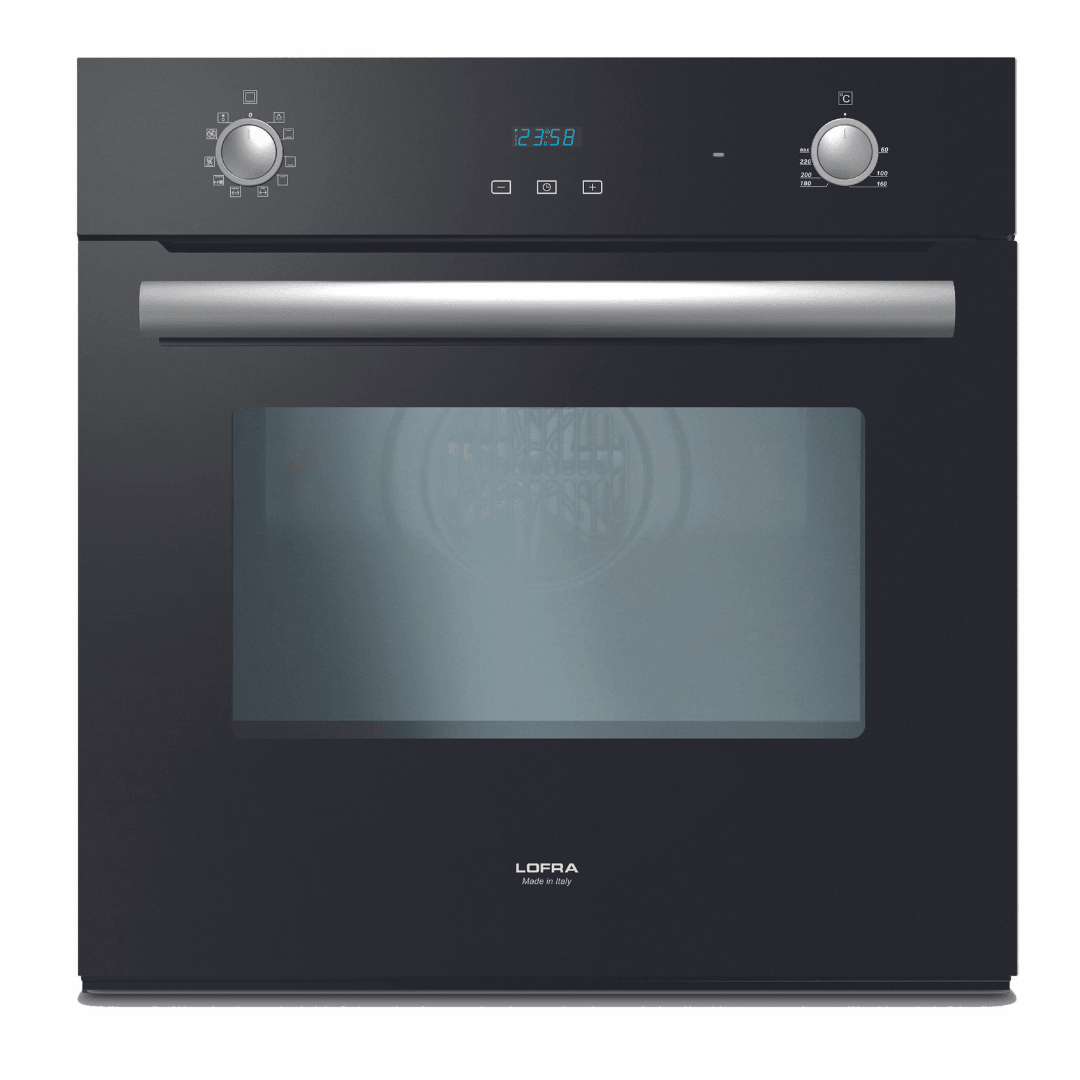Professional Electric Oven 60 cm - Gaia - Black Glass - Lofra Cookers