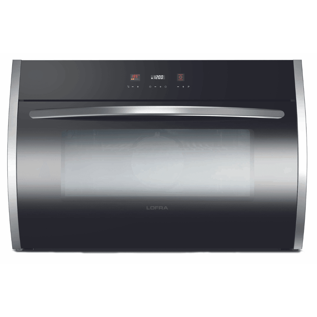 Professional Electric Oven 90 cm - Flexo - Black Glass - Lofra Cookers