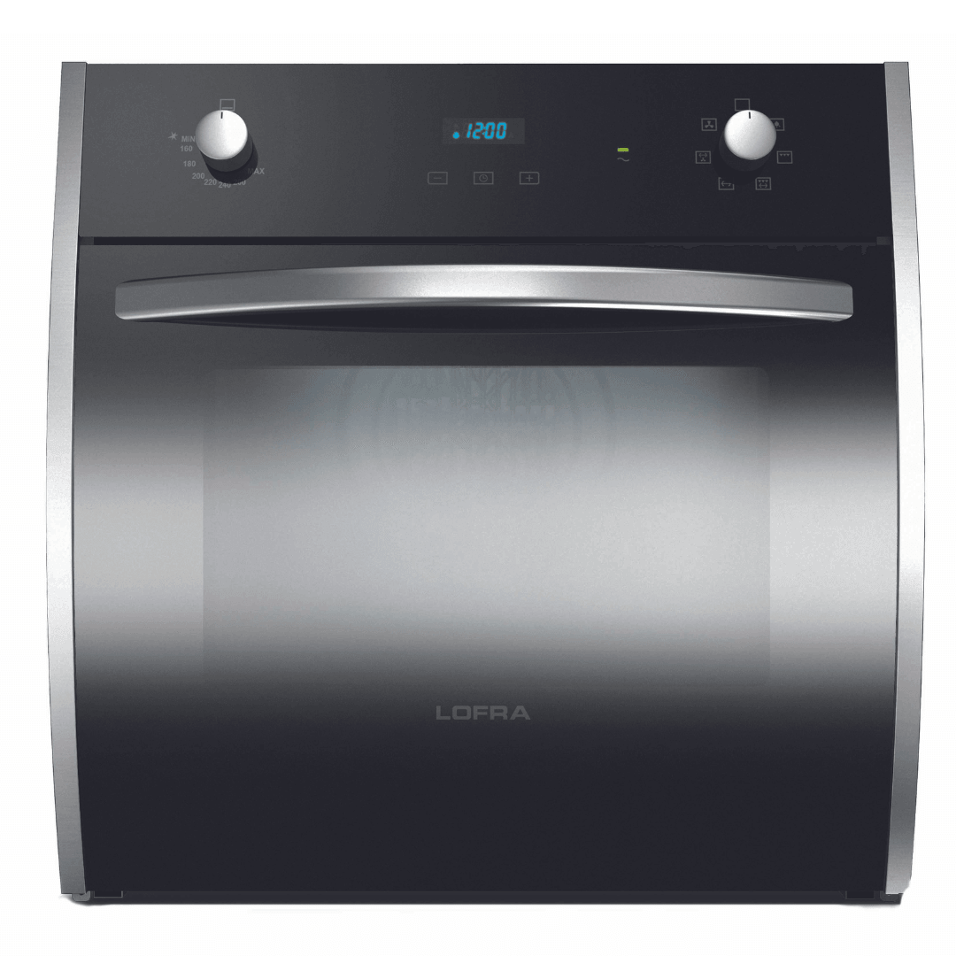 Professional Gas Oven 60 cm - Flexo - Black Glass - Lofra Cookers