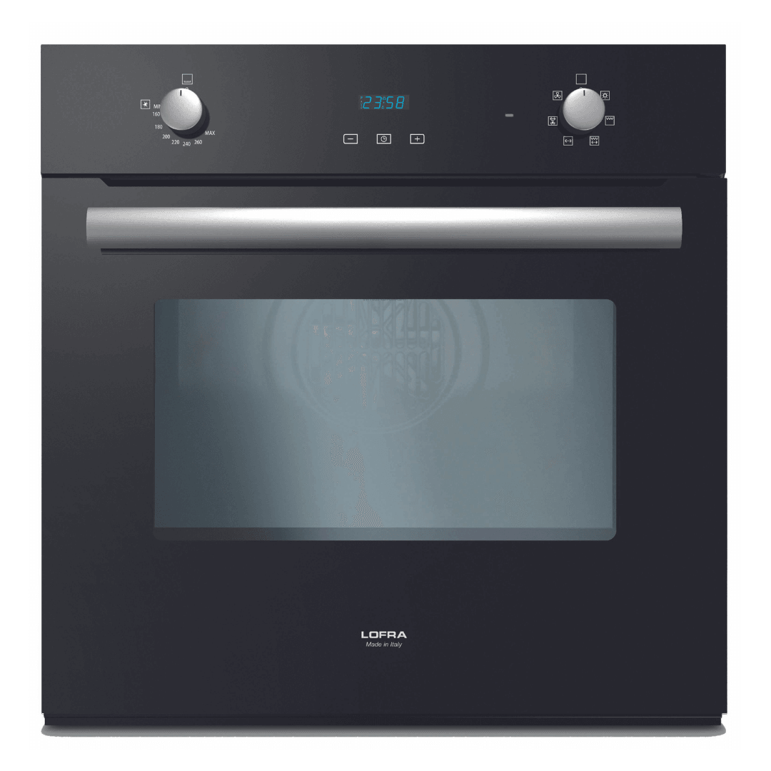 Professional Gas Oven 60 cm - Gaia - Black Glass - Lofra Cookers