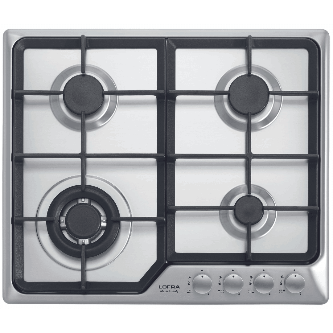 Professional Stainless Steel Hob 60 cm - Artes - Stainless Steel with Triple Ring Burner - Lofra Cookers