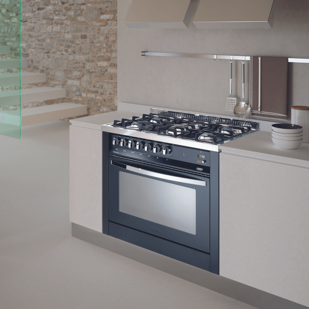 Rainbow 80 cm Gas Range Cooker - Stainless Steel - Lofra Cookers