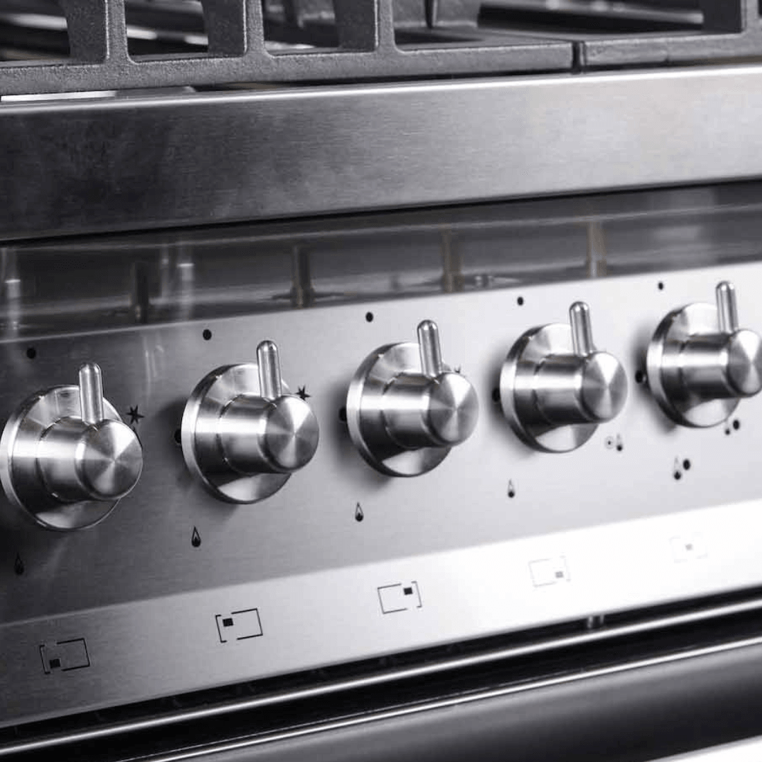Venezia 90 cm Double Oven Dual Fuel Range Cooker - Ivory White - Lofra Cookers