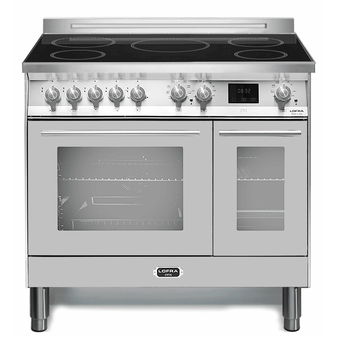 Venezia 90 cm Double Oven Electric Fuel Cooker - Stainless Steel - Lofra Cookers